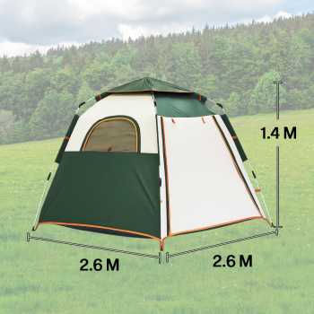 Gambar produk AstaGear Tenda Camping Lipat Otomatis 5-8 Orang Double Layer Rainproof - SH-015