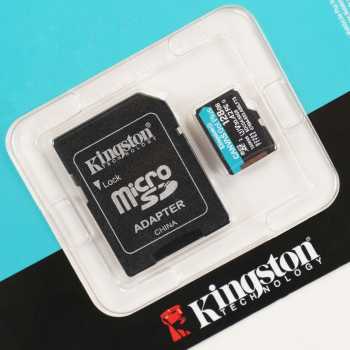 Gambar produk Kingston Canvas Go! Plus MicroSD Gen4 U3 V30 200Mbps 128GB - SDCG4