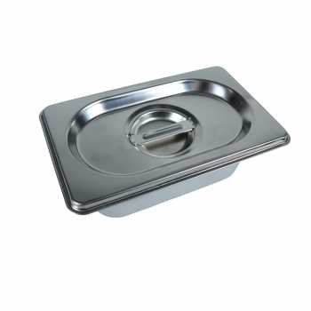 Gambar produk SUPPLE Food Pan Stainless Steel Wadah Makanan Prasmanan dengan Tutup 1/9x6.5cm - GN-201