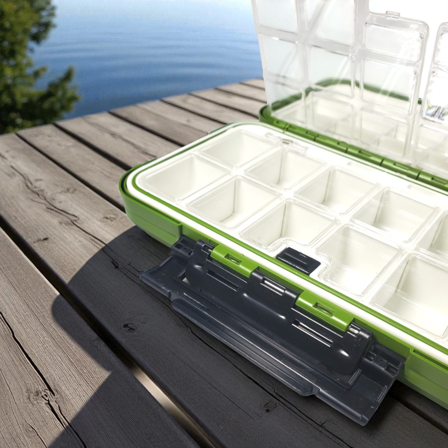 Gambar produk TaffSPORT Kotak Perkakas Kail Pancing Tackle Box Waterproof L - DY029
