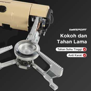 Gambar produk TaffSPORT Kompor Gas Portable Mini Lipat Ultralight Camping Stove - PYB-DKS1001