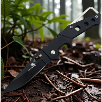 Gambar produk KNIFEZER Pisau Saku Lipat Mini Serbaguna Portable Knife Survival - W46