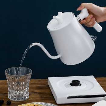 Gambar produk One Two Cups Teko Listrik Kopi Pemanas Air Leher Angsa 1000W 1L - HR-462