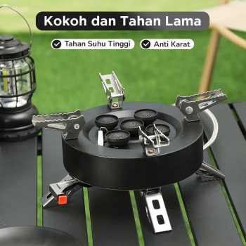 Gambar produk Mounchain Kompor Gas Portable Lipat Outdoor 5 Burner Camping Stove - MC545
