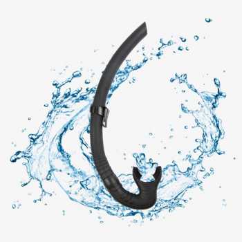 Gambar produk AQUADIVE Selang Snorkel Scuba Diving Foldable Flexible Silicone - SN52