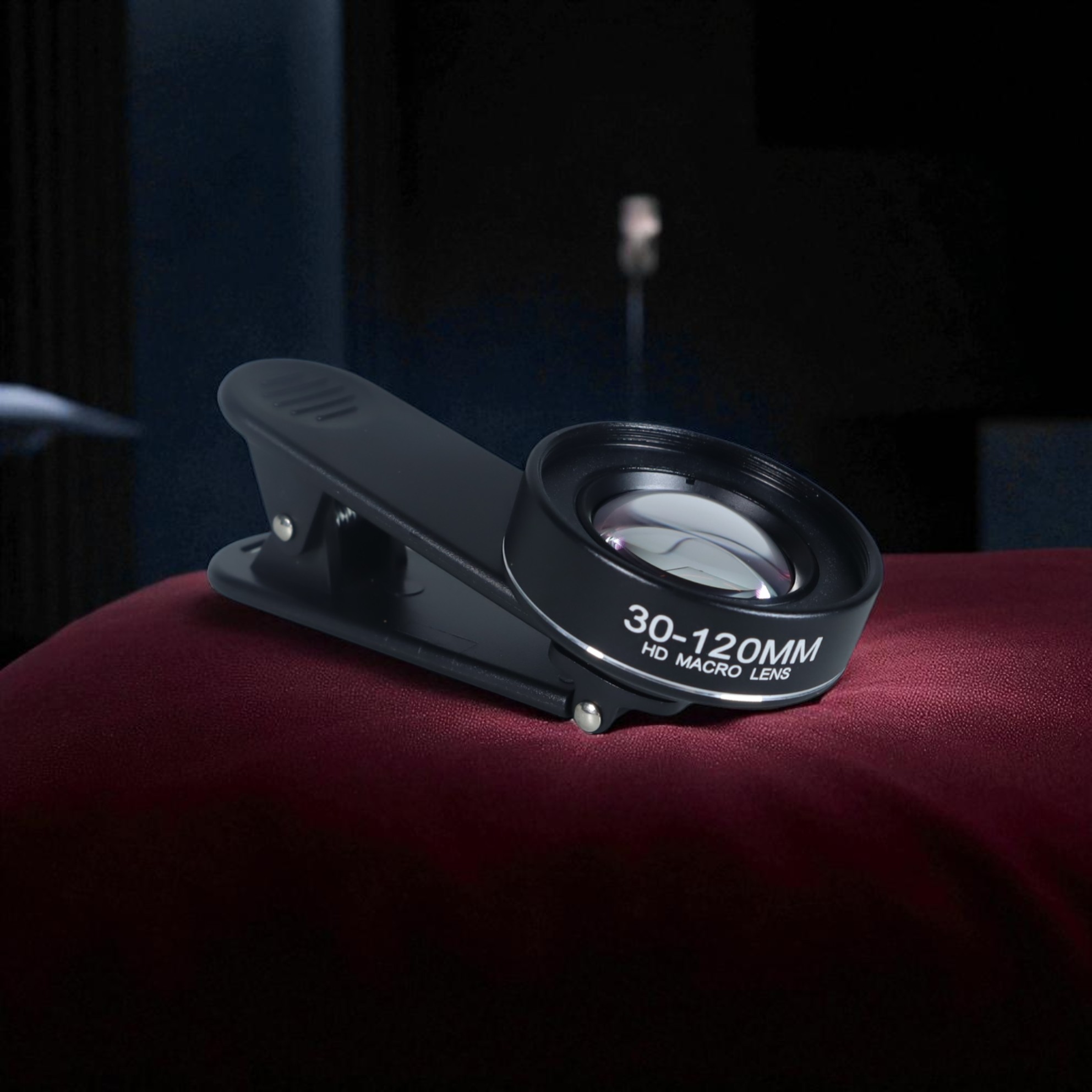 Gambar produk APEXEL Lensa Kamera Smartphone Macro Lens 30-120mm with Universal Clip - APL-HD30120