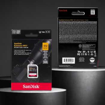 Gambar produk SanDisk Extreme Pro SDXC UHS-II Card U3 Class 10 300MB/s 512GB - SDSDXDM