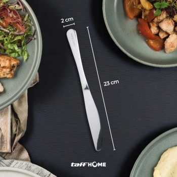 Gambar produk TaffHOME Pisau Makan Gerigi Stainless Steel 401 Dinner Knife 23x2cm - 401SS