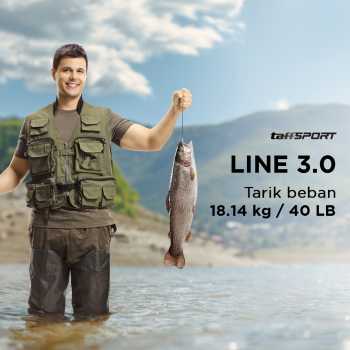 Gambar produk TaffSPORT Senar Benang Tali Pancing Extreme Braid 3.0 500M - FM-PEL