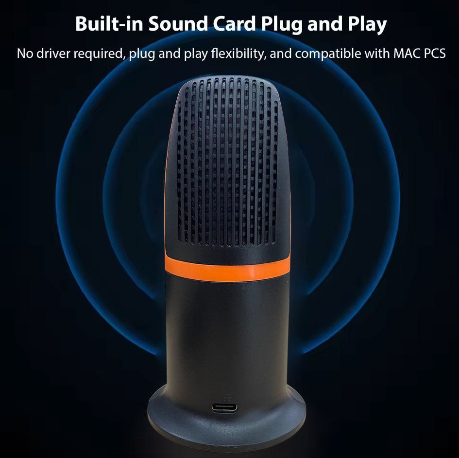 Gambar produk YOIS Mikrofon Kondenser Noise Reduction Professional Microphone Gaming - YP1