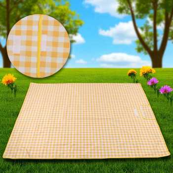 Gambar produk PIKMET Tikar Lipat Matras Camping Piknik Grid Waterproof 150x200cm - PK200