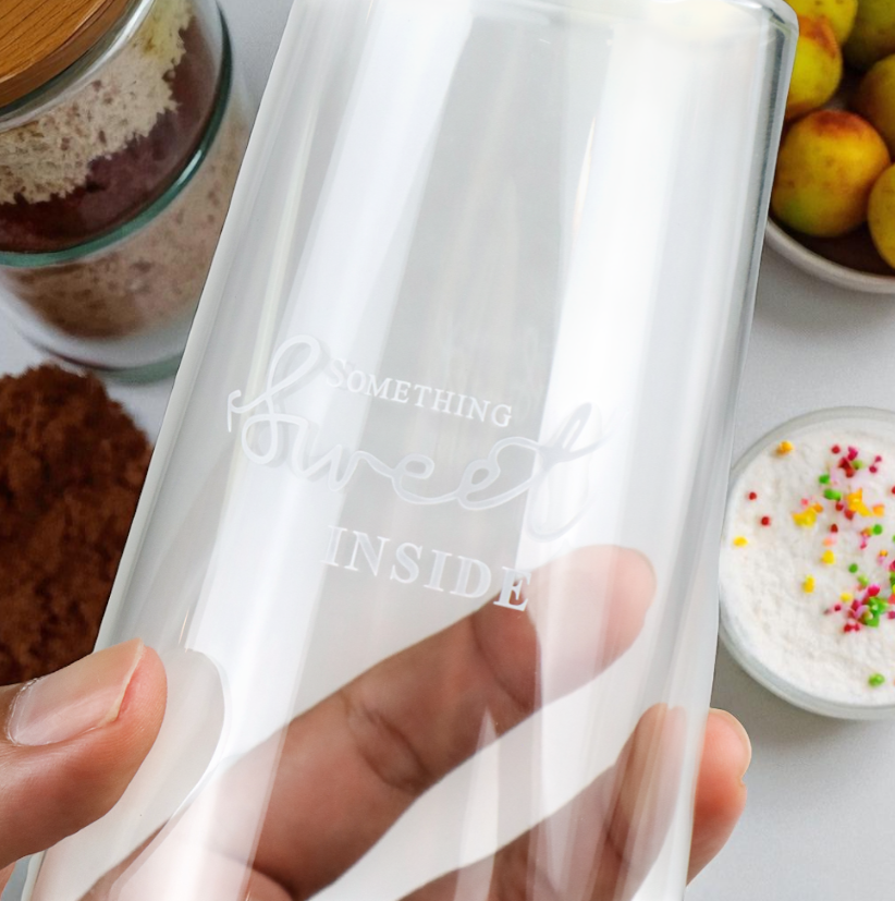 Gambar produk OLOEY Gelas Kaca Aesthetic Kopi Teh Sweet Inside Glass 500ml - 0081