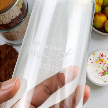 Gambar produk OLOEY Gelas Kaca Aesthetic Kopi Teh Sweet Inside Glass 500ml - 0081