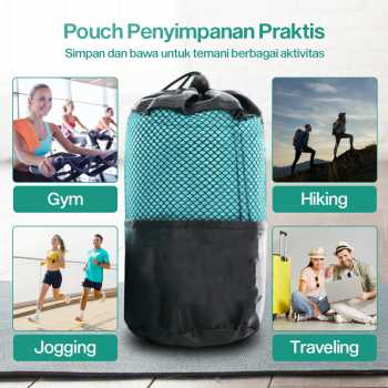 Gambar produk Handuk Microfiber Quick Dry 100x30cm with Storage Bag - W-580