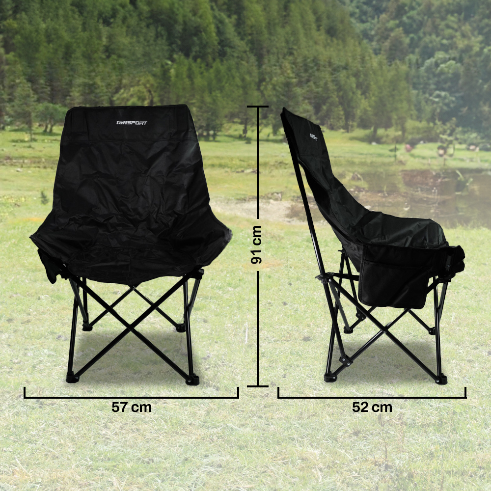 Gambar produk TaffSPORT Kursi Lipat Outdoor Camping Portable Oxford Folding Chair - TP2