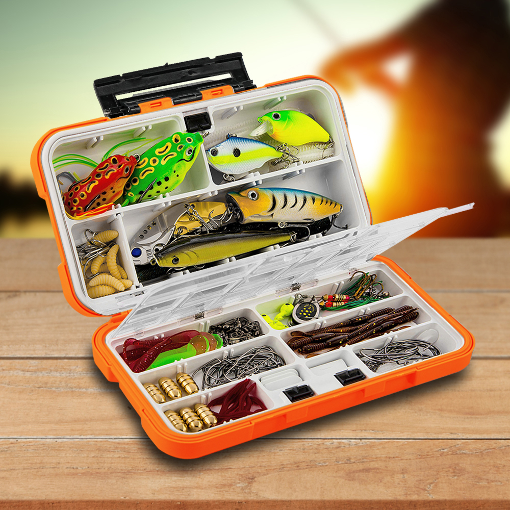 Gambar produk TaffSPORT Kotak Perkakas Kail Pancing Tackle Box Waterproof L - DY029