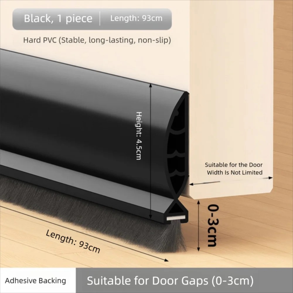 Gambar produk TIFAII Lis Penghalang Serangga Debu Bawah Pintu Door Bottom Seal 93cm - T930