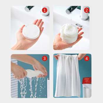 Gambar produk YIFUYAN Handuk Mini Travel Disposable Compressed Towel - TC050