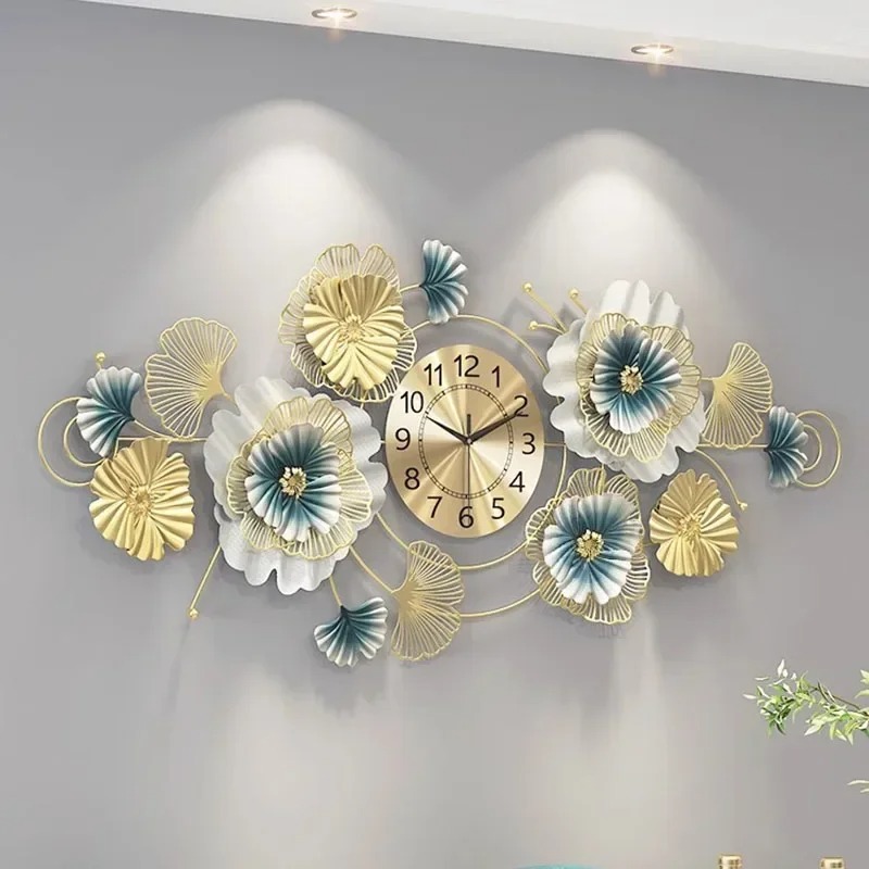 Gambar produk TaffHOME Jam Dinding Quartz Luxury European BAOCE Movement 6168 60cm - 29209BL