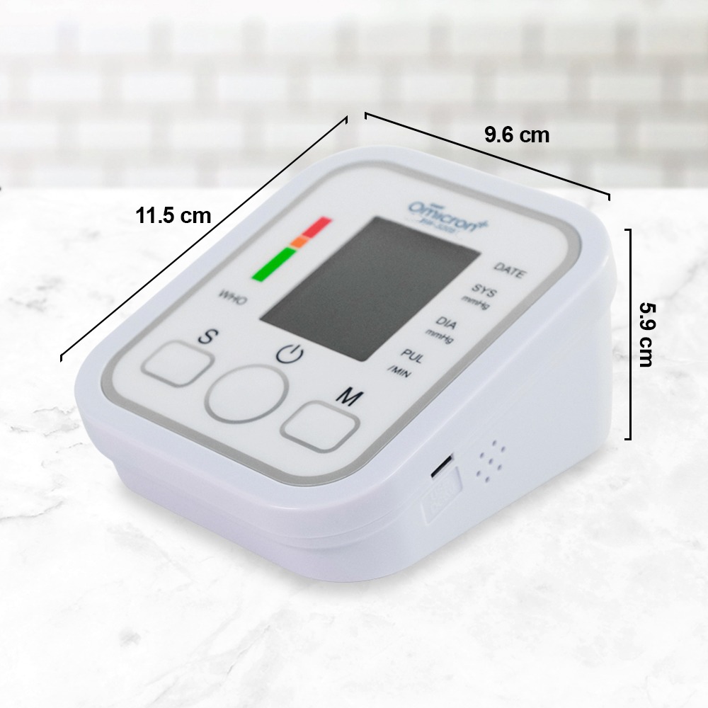 Gambar produk TaffOmicron Tensimeter Digital Pengukur Tekanan Darah with Battery - BW-3205