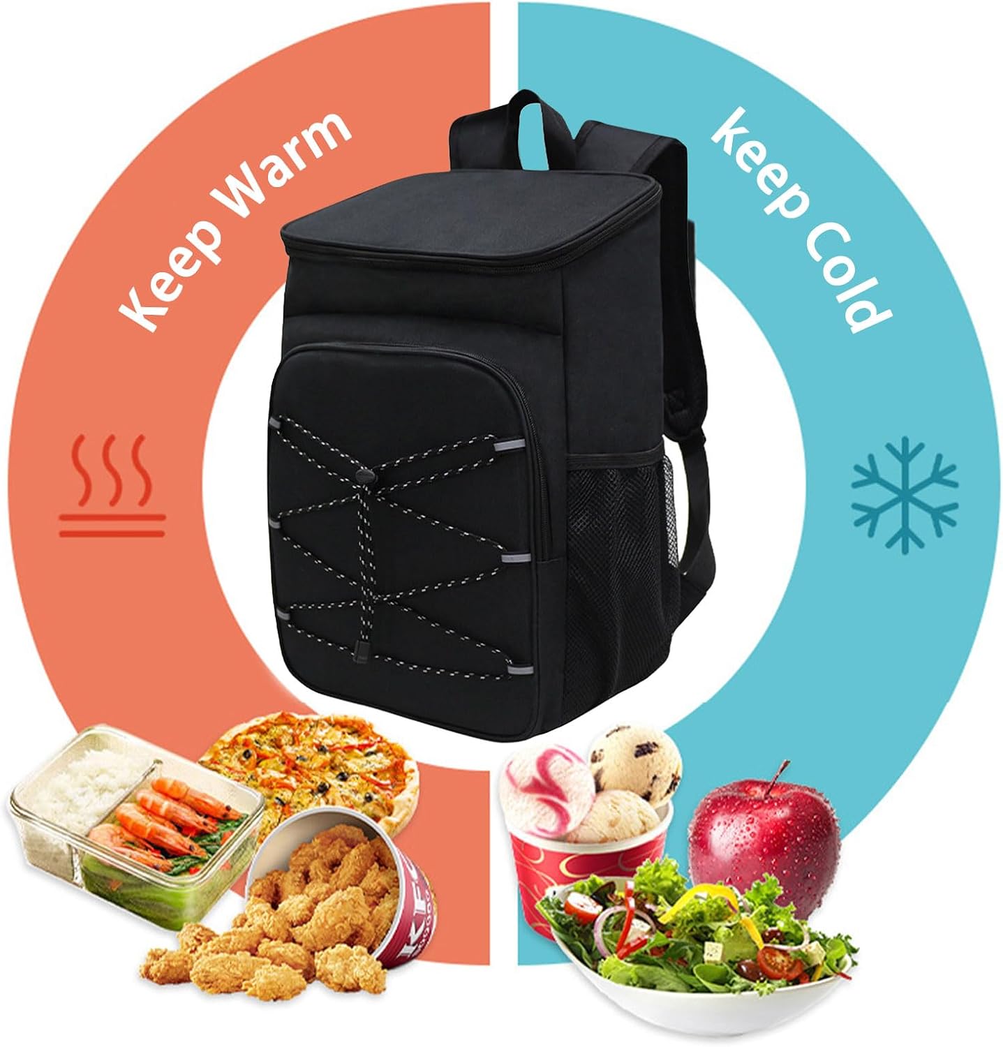 Gambar produk COEL Tas Ransel Pendingin Makanan Cooler Bag Thermal Insulated - CO201