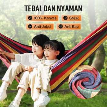 Gambar produk Hammock Tempat Tidur Gantung Double Thick Canvas - JS426