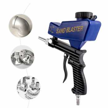 DIZAINLIFE Sand Blaster Gravity Pneumatic Gun Portable 90 PSI - WM-7345R