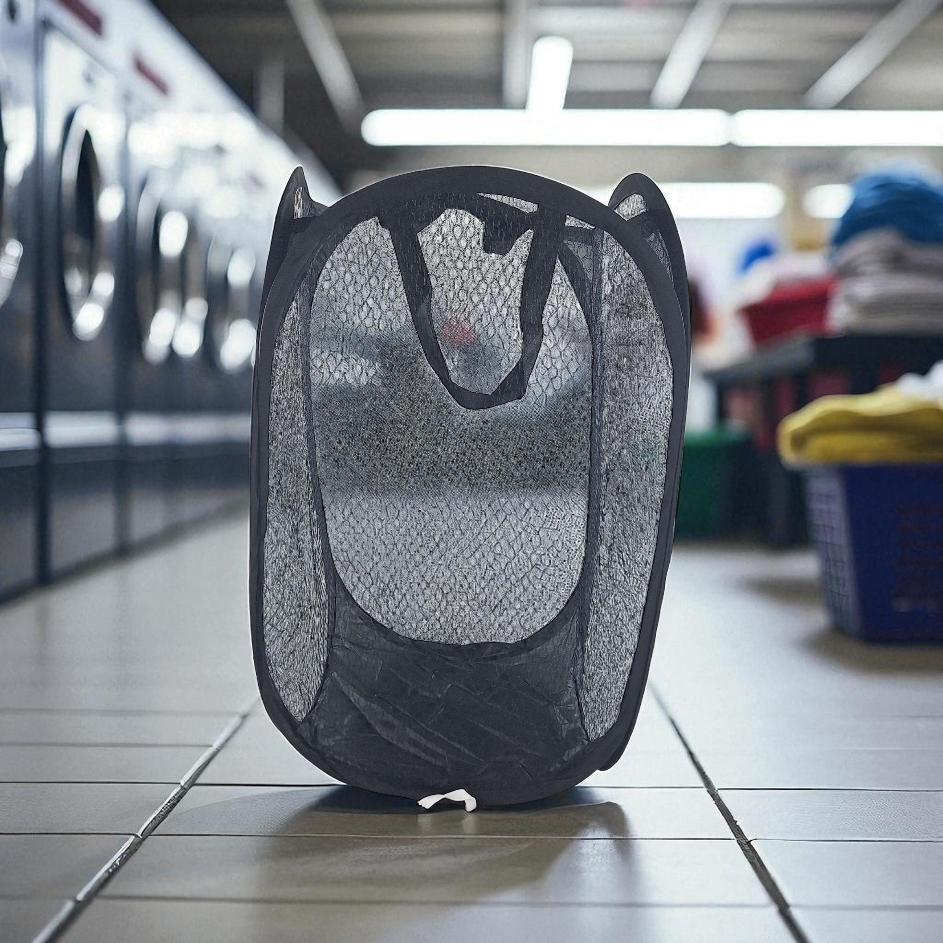 Gambar produk GENERATION Keranjang Baju Kotor Jaring Lipat Laundry Bag 30cm - ZQ30