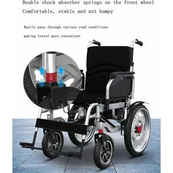 Gambar produk JiKang Kursi Roda Elektrik Lipat Wheelchair with Hand Controller 250W - TW-100W