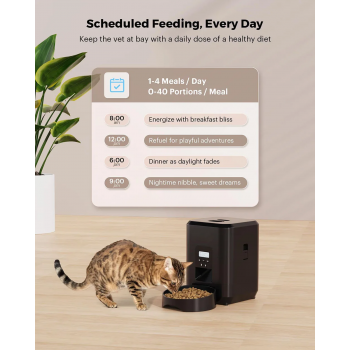 Gambar produk FMA Smart Pet Feeder Automatic Cat Dog Food Dispenser 2L - FM-2BT