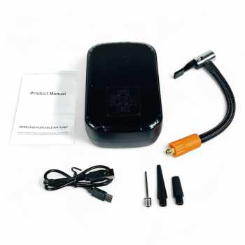 Gambar produk AmazeFan Pompa Ban Elektrik Digital Tire Inflator Rechargeable 150 PSI - WY-006
