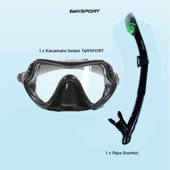 Gambar produk TaffSPORT Kacamata Selam Diving Snorkeling Tempered Glass - AS303JF
