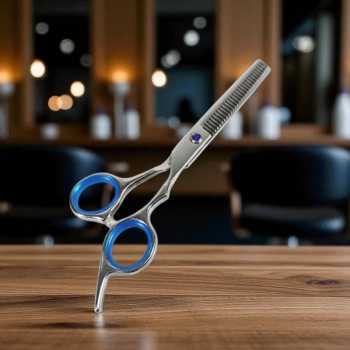 YUCH Gunting Rambut Lurus Sasak Oil Quenching Stainless Steel 4Cr13 - YC6