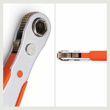 Gambar produk Alloet Kunci Pas Hexagon Ratchet Spanner Two Way - MXT-373