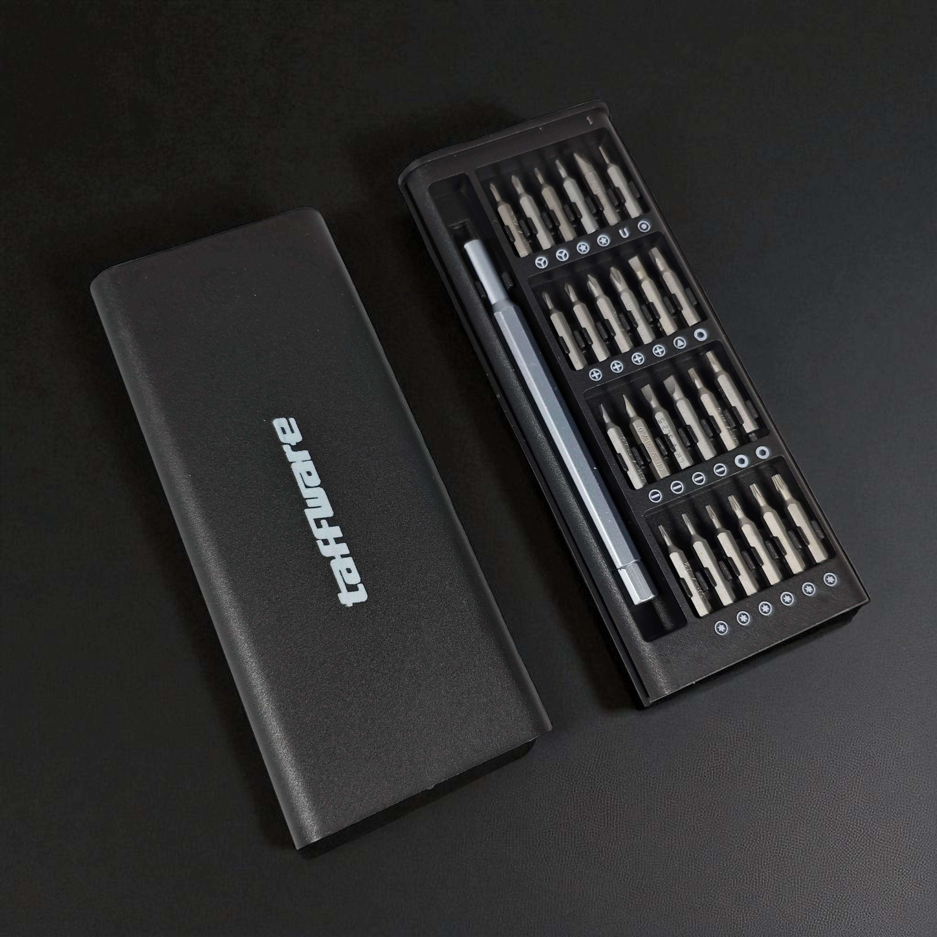 Gambar produk Taffware Obeng Set Premium Precision Screwdriver Magnetic Bits 24in1 - 6024-C