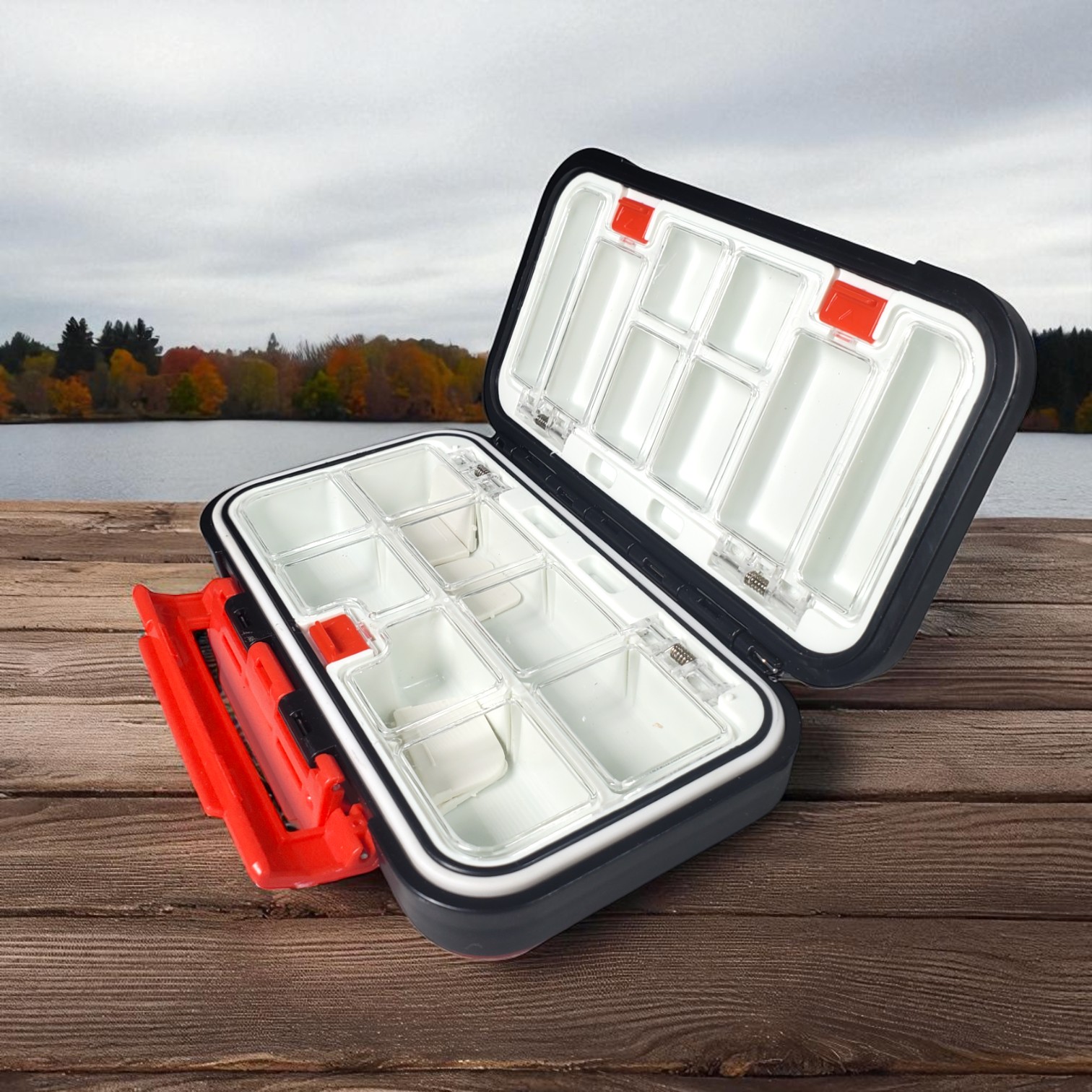 Gambar produk TaffSPORT Kotak Perkakas Kail Pancing Fishing Tackle Box Waterproof M - DY030