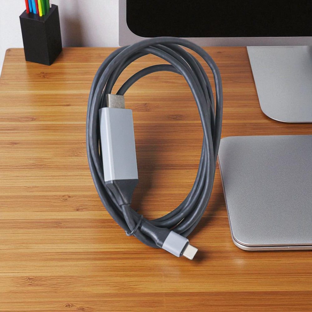 Gambar produk TH Kabel Video Konverter USB Type C to HDMI 4K 2M - TH02