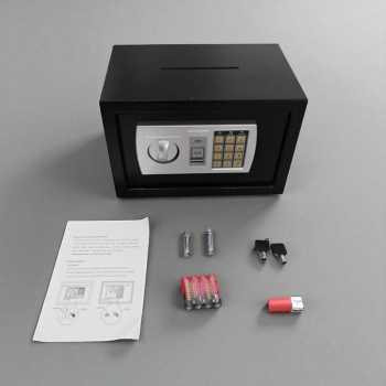 Gambar produk TaffGUARD Kotak Brankas Hotel Safety Box Password 8 Digit 31x20x20cm dengan Lubang Koin - 20E