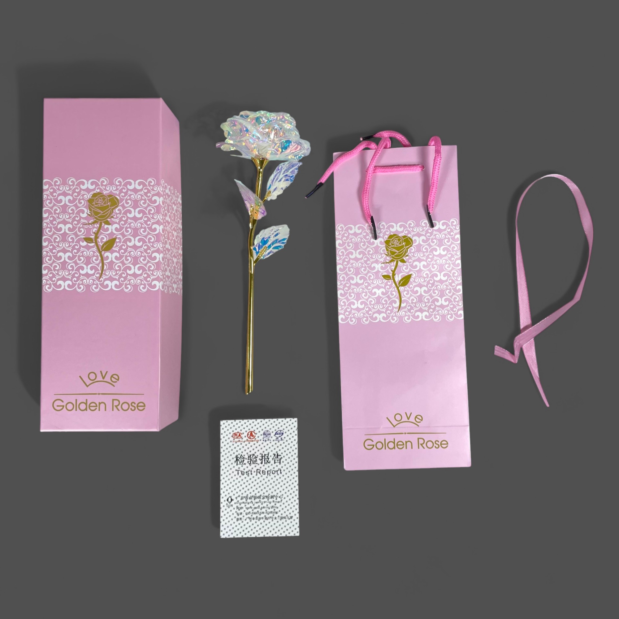 Gambar produk ACEVIVI Bunga Mawar Dekorasi Gold Foil Flower Galaxy Rose - AC0113