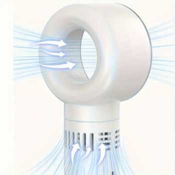 Gambar produk SMZERO10 Kipas Angin Portable Bladeless Handheld Fan 1200mAh - ZERO10