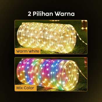 Gambar produk ANBLUB Lampu Hias String Lights Solar Power Waterproof 50 LED 3W 7M - HS-33