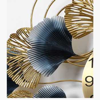 Gambar produk TaffHOME Jam Dinding Dekorasi Quartz Decoration Luxury European Style Horizontal - 2077-9135