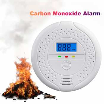 ATUOTIN Alat Deteksi Gas Bocor Alarm High Sensitive Sensor LCD Screen - WJ-CO101