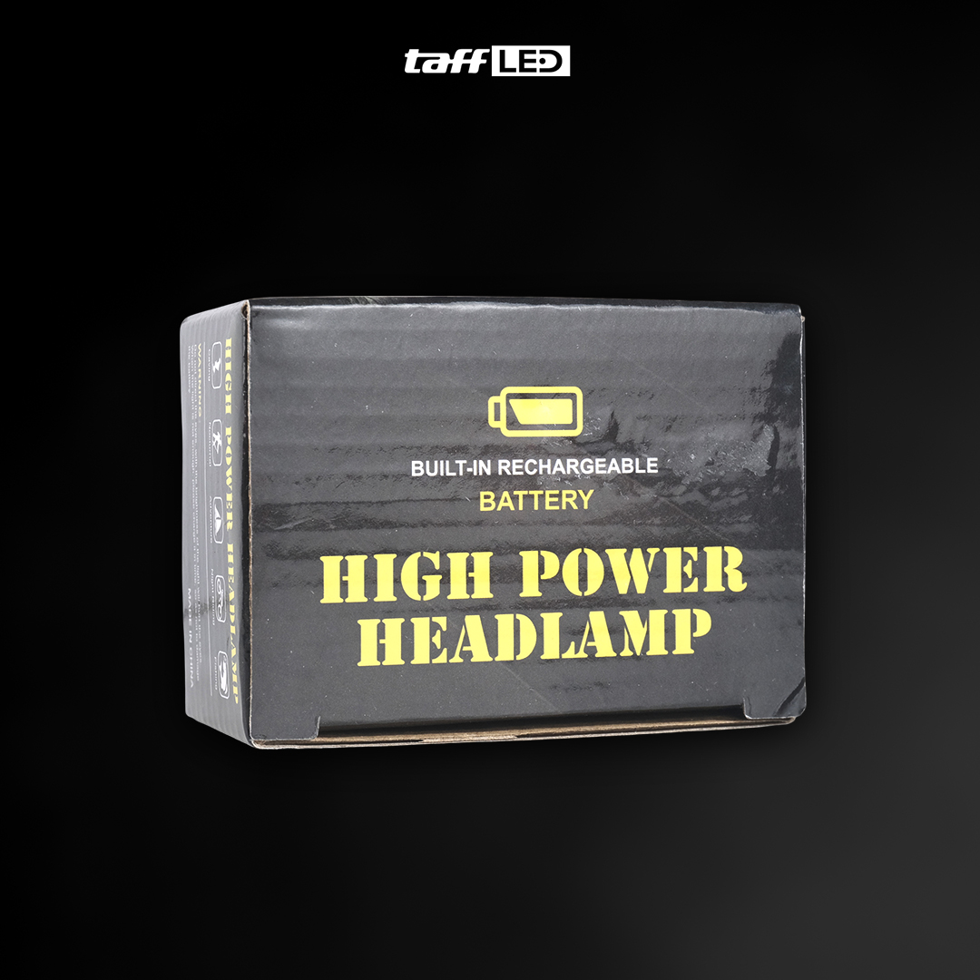 Gambar produk TaffLED Senter Kepala LED Headlight USB Rechargeable Q5 COB - LE022