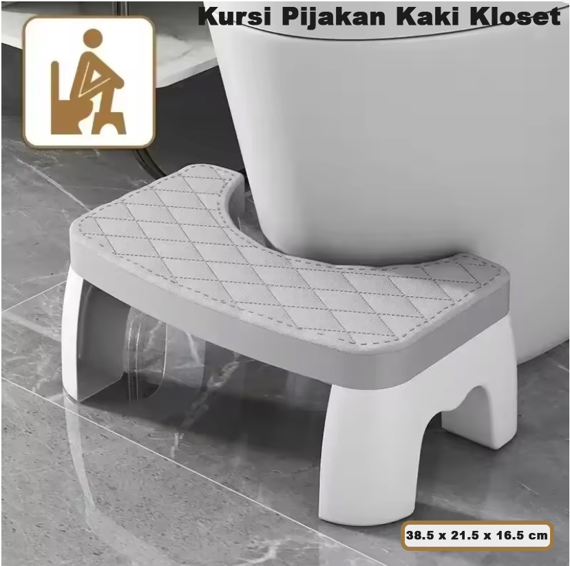 Gambar produk HOXHECIN Kursi Pijakan Kaki Kloset Toilet Stool Bathroom - H42