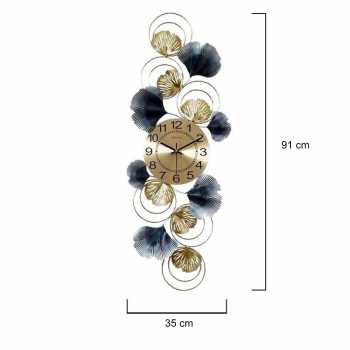 Gambar produk TaffHOME Jam Dinding Dekorasi Quartz Decoration Luxury European Style Vertikal - 2077-9135