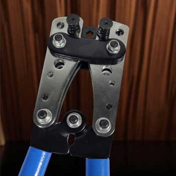 Gambar produk CINLIN Tang Crimping Wire Cable Bare Terminal Pliers 9-0 AWG 6-50mm2 - HX-50B