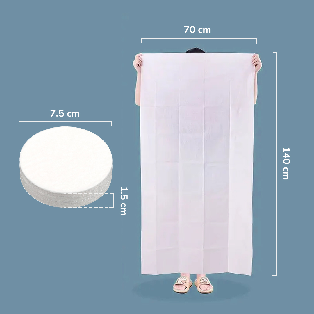 Gambar produk YIFUYAN Handuk Mini Travel Disposable Compressed Towel - TC050