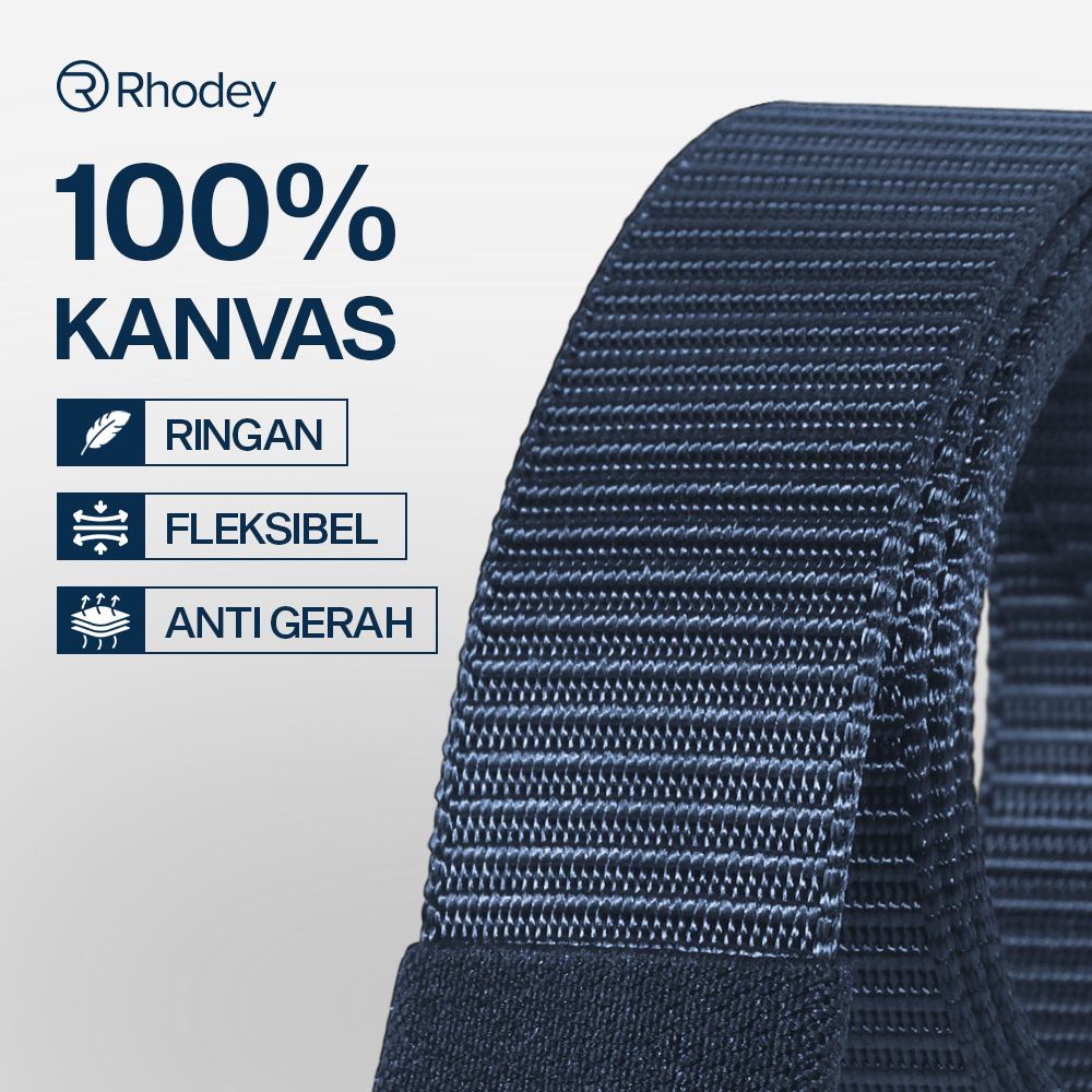 Gambar produk Rhodey Tali Ikat Pinggang Pria Anti X-Ray Plastik Automatic Buckle - 899