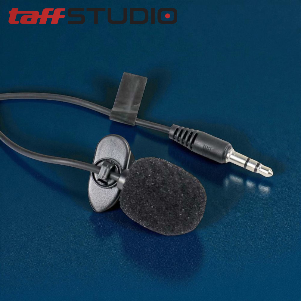 Gambar produk TaffSTUDIO 3.5mm Microphone Clip for Smartphone Laptop Tablet 1.5M - SR-503